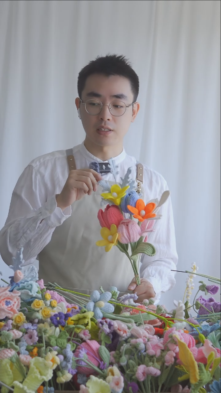【4】猫三的小花园 钩织花艺
