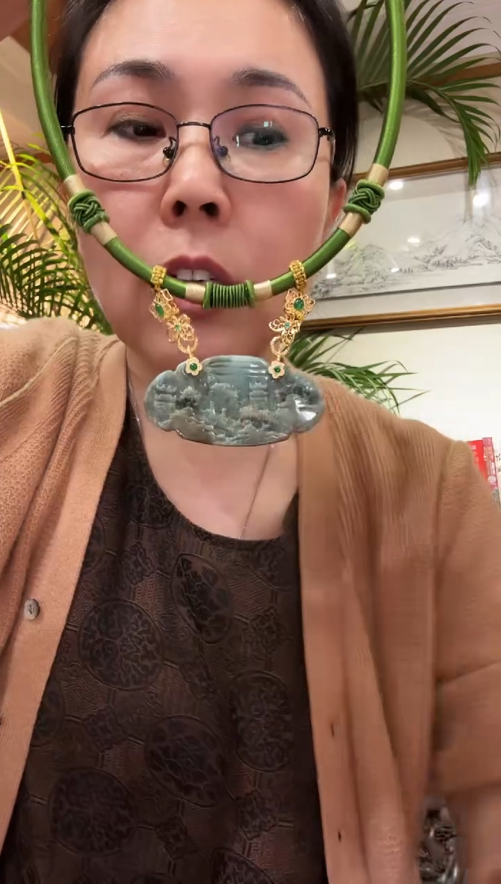 【闪购商品】翡翠颈饰未镶嵌国风