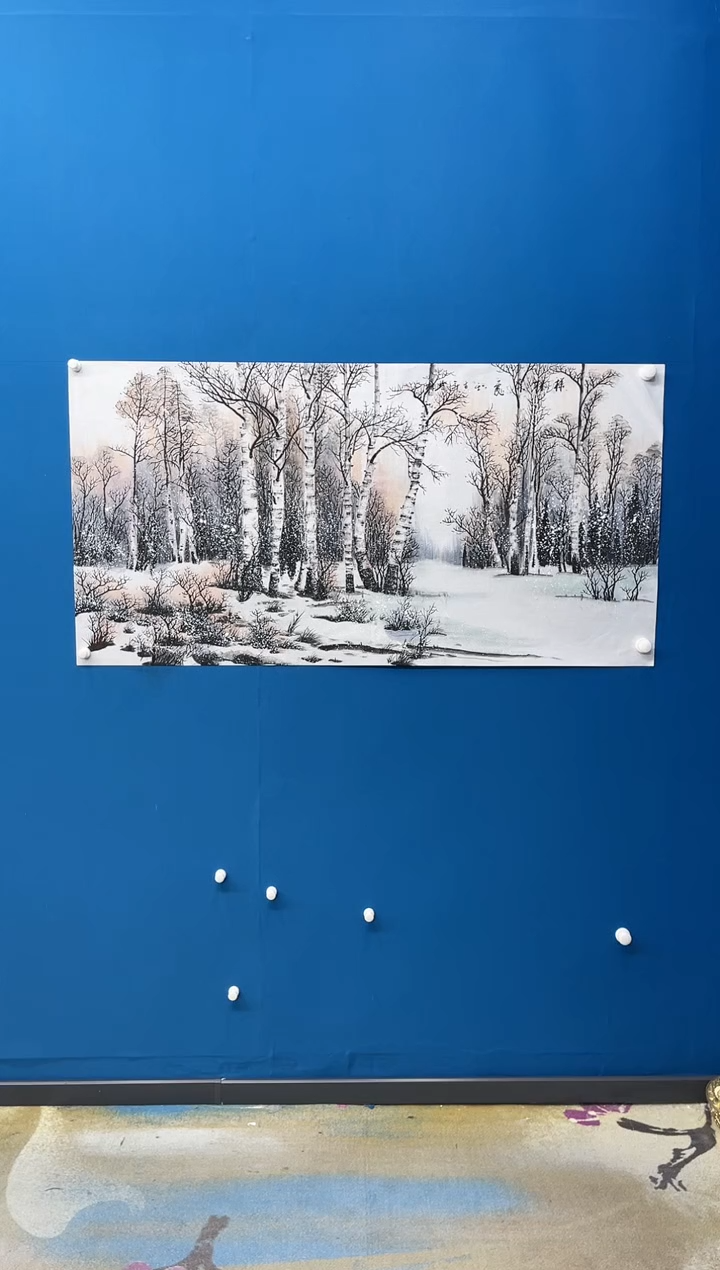 【闪购商品】国画张-四尺雪景/无框/W