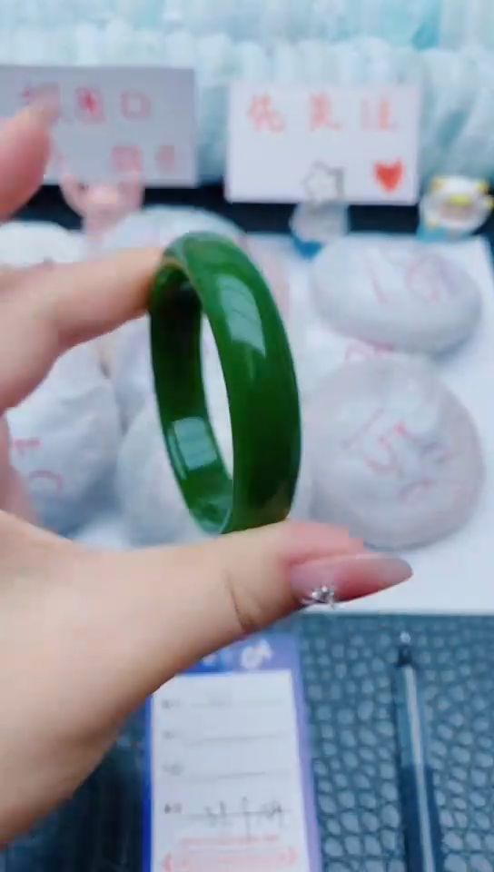 石英质玉手镯未镶嵌y12+54-55