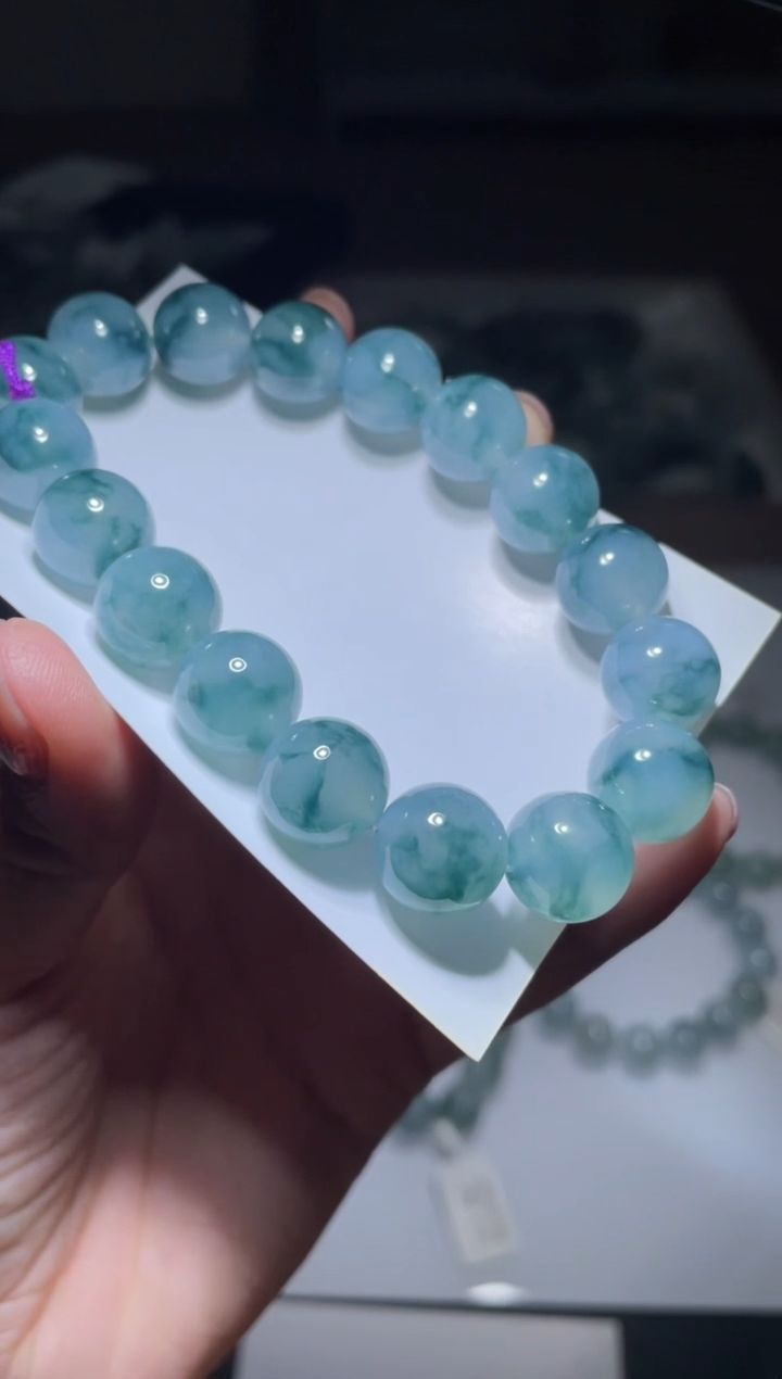 【闪购商品】定制翡翠未镶嵌天然A货翡翠手串