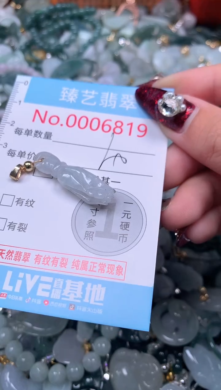 颈饰未镶嵌翡翠6819