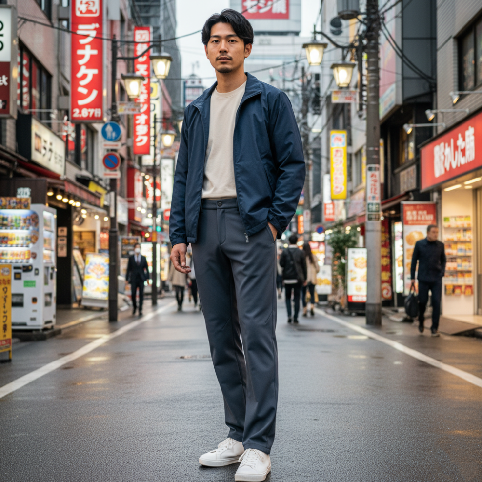 AEROBI ACTIVE男士商务休闲户外加绒加厚防水软壳裤116