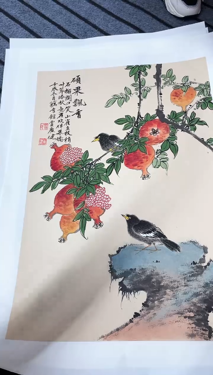 精品国画花鸟作品