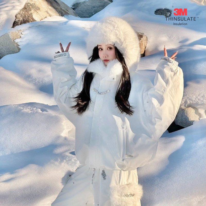 CHOPCHOP26雪季新品【雪域棉服】3M新雪丽棉全压胶日常滑雪服女款