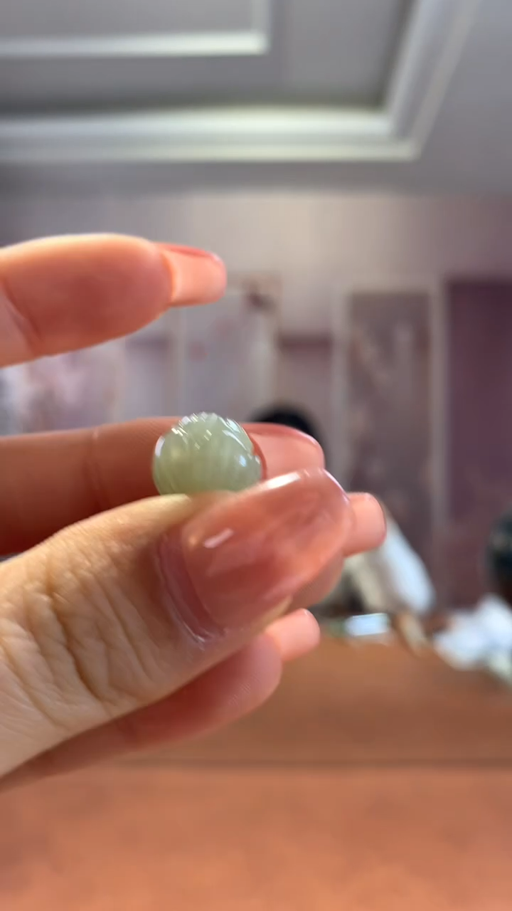 【闪购商品】和田玉挂件未镶嵌晴水莲花珠