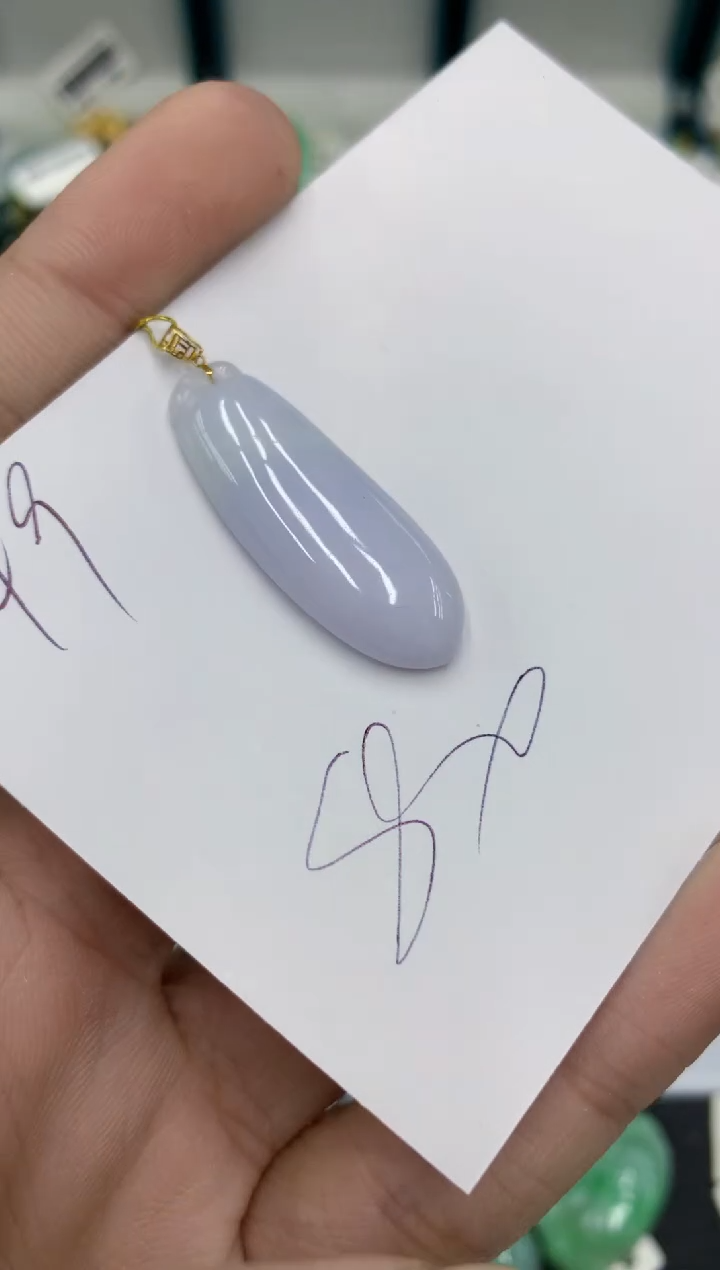 【闪购商品】翡翠颈饰18K金镶嵌号链接1111