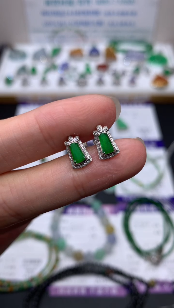 【闪购商品】定制翡翠18K金镶嵌模式推广期24小时鉴赏期