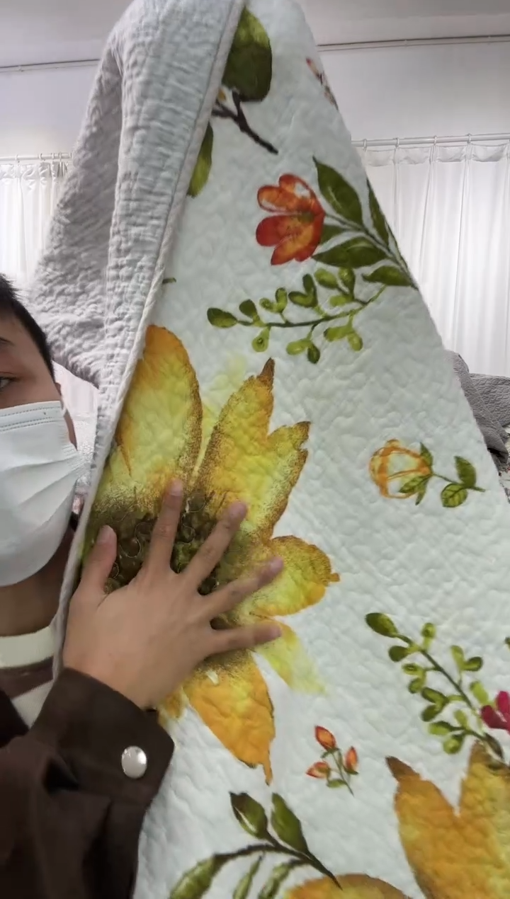 棉150*200纯棉床盖7号微瑕