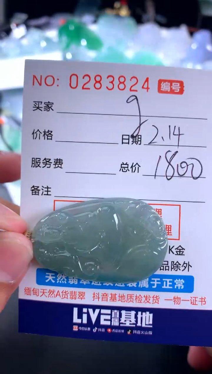 【闪购商品】翡翠颈饰未镶嵌好好