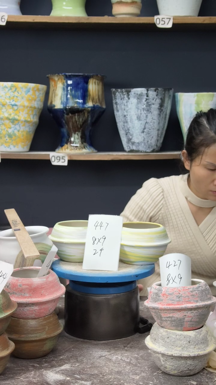 江西景德镇花盆微瑕447