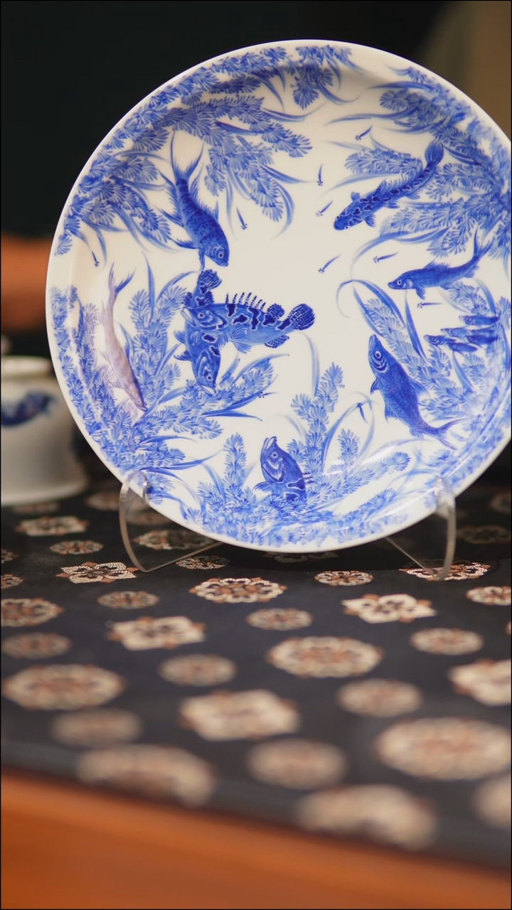 问工青花鱼澡胡成