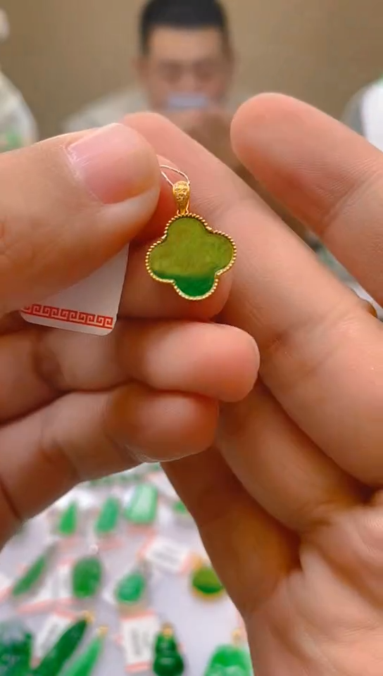 【闪购商品】翡翠颈饰18K金镶嵌 新号开播，全场乱卖