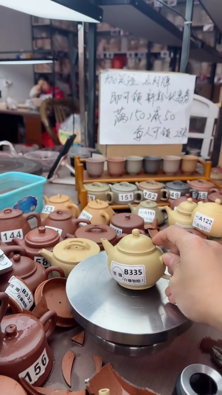 【闪购商品】紫砂茶壶墨绿泥水平