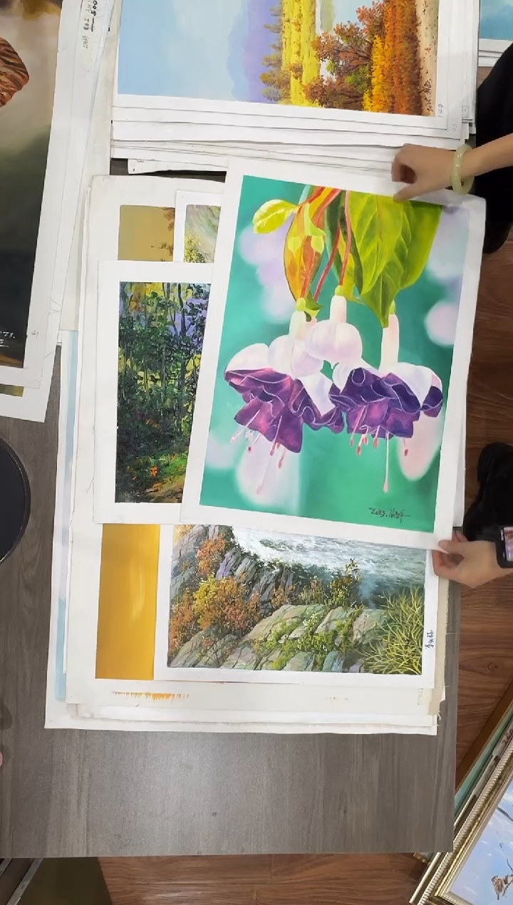 油画【69号】约53*35cm丨朝鲜原创纯手绘孤品油画丨顺丰包邮