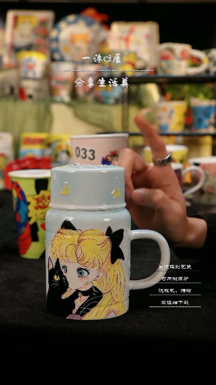 【闪购商品】摆件亲工手绘陶瓷-