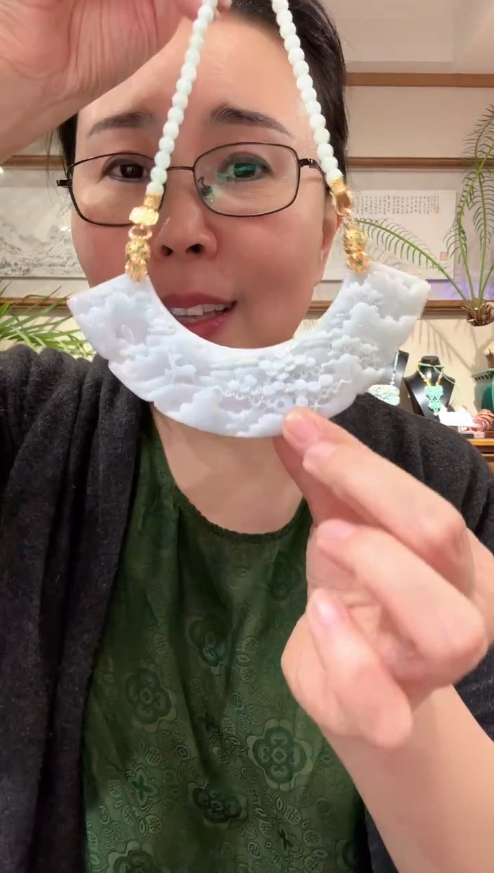 【闪购商品】翡翠颈饰未镶嵌国风