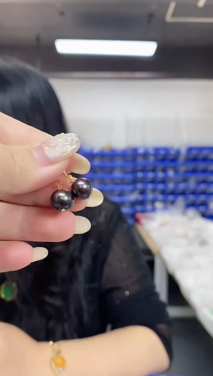 【闪购商品】海水珍珠耳饰未镶嵌多样性发其一颜色微差