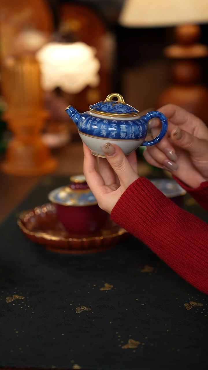 华隐堂莲花茶壶茶壶