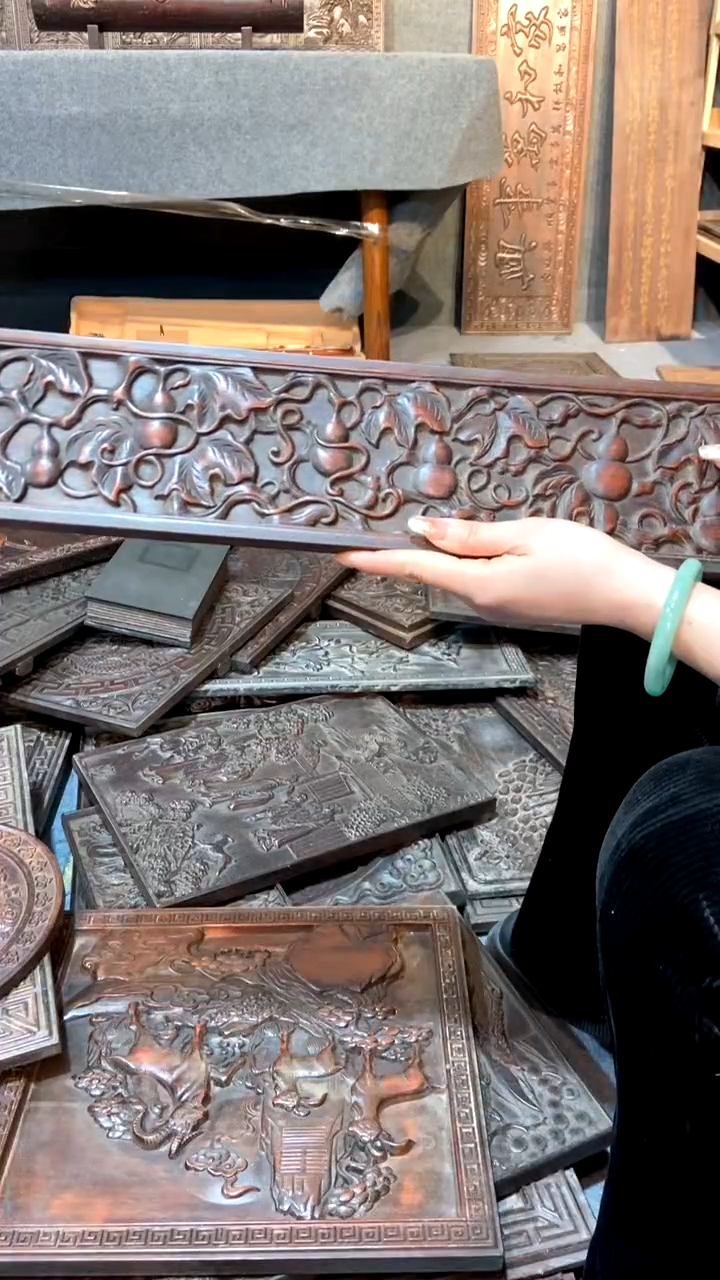 【闪购商品】木紫檀雕刻一物一拍以直播间为准