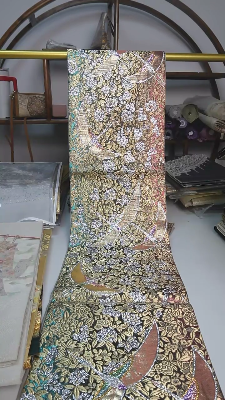 【闪购商品】织绣75西阵织六通仙鹤