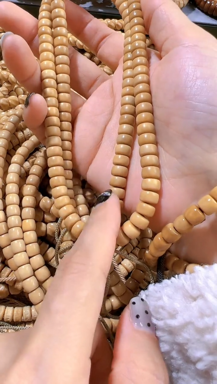 【闪购商品】菩提根/象牙果手串龙脊卡8药片脖挂140颗 9号