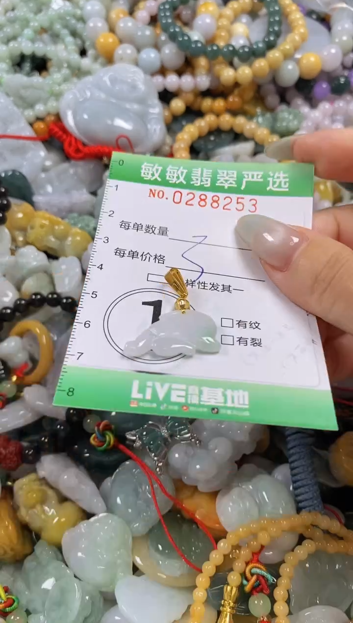 翡翠未镶嵌颈饰闪购0288253