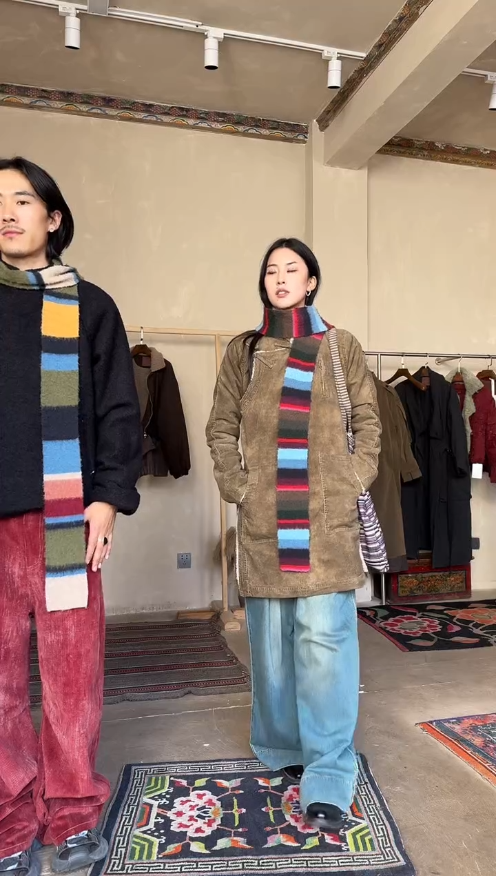 KWC26FW长款灯芯绒外套M