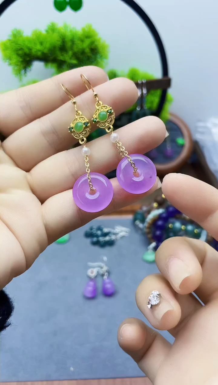 未镶嵌翡翠耳饰400300