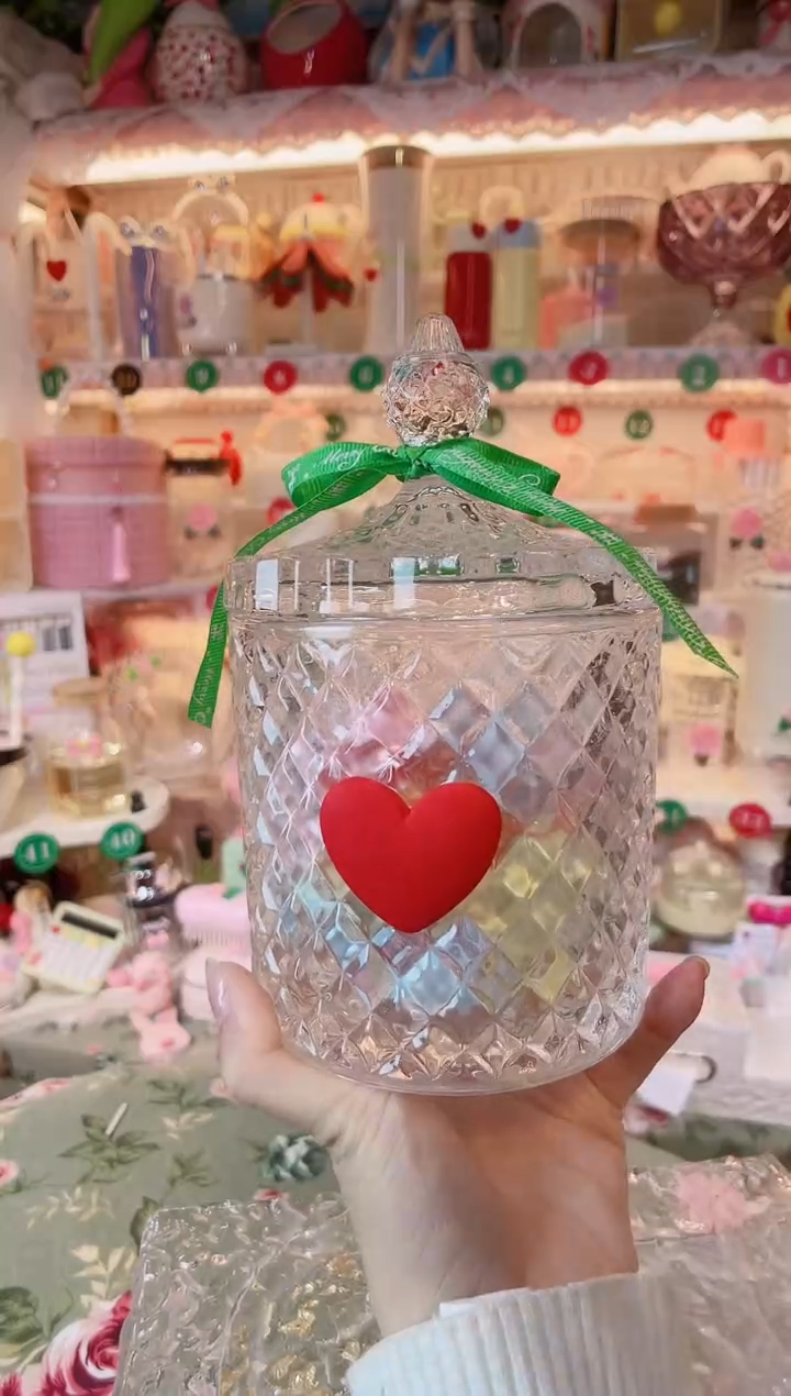 【闪购商品】摆件爱心糖缸品质好，发货快，放心拍