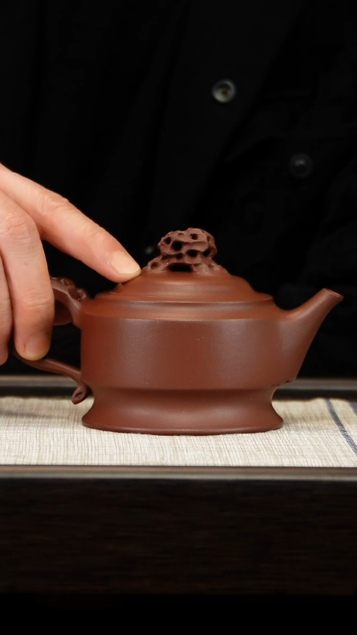 茶壶紫砂云根料新磐石