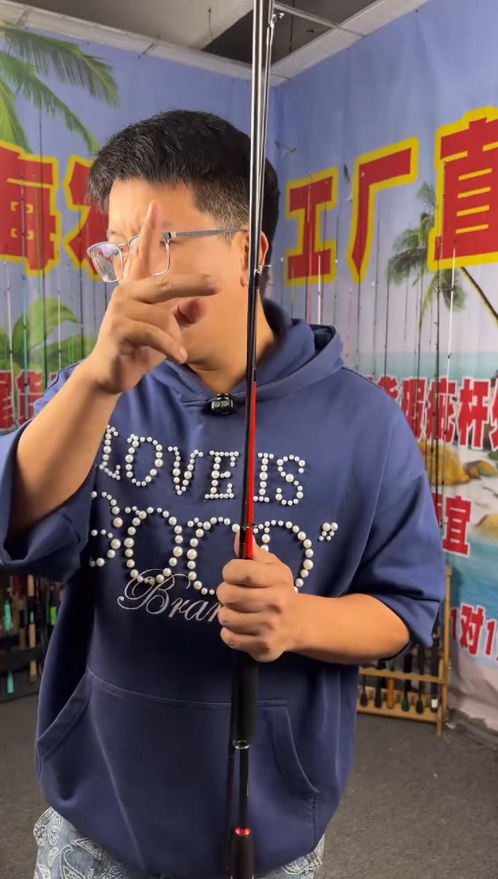 1.8m碳素玄烨绿色直柄1.8米+纺车轮（瑕疵尾货竿，没有售后）