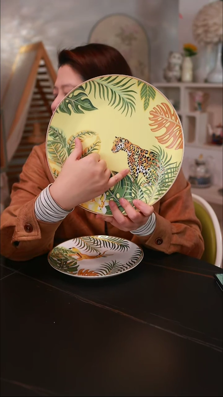 【闪购商品】`````丛林樱草黄大小盘E551