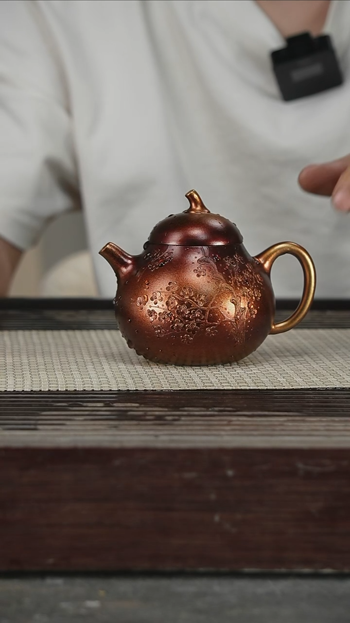 茶壶紫砂贝壳烧240CC72号