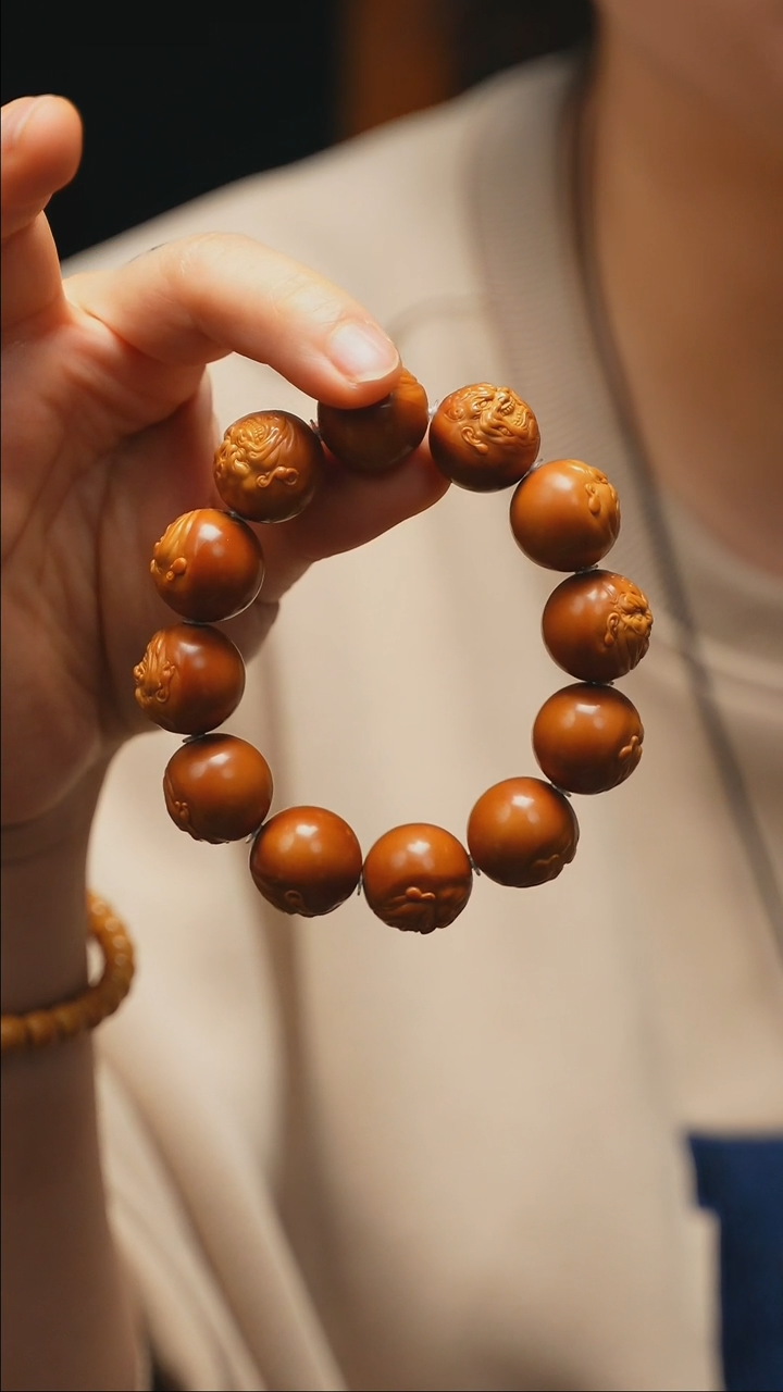 【闪购商品】橄榄核手串/手链正圆恶僧