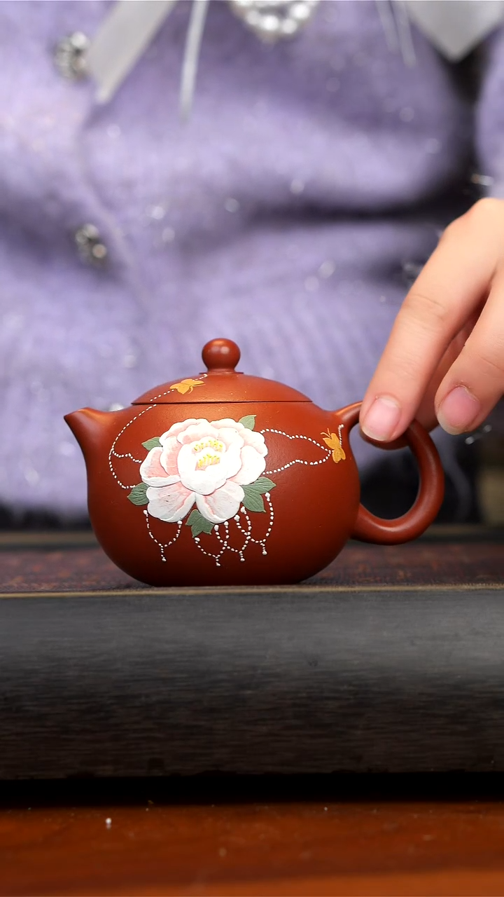 【闪购商品】紫砂茶壶宜兴紫砂大红袍西施140cc