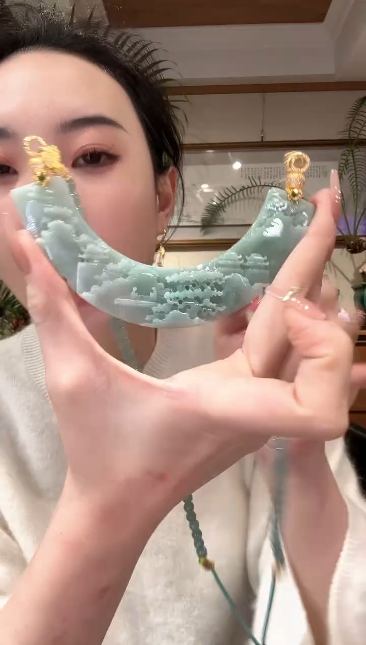【闪购商品】翡翠颈饰未镶嵌国风