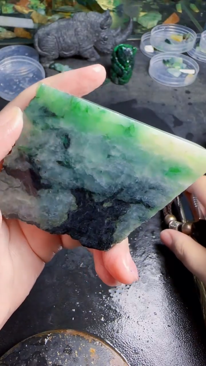 未镶嵌挂件翡翠天然翡翠092