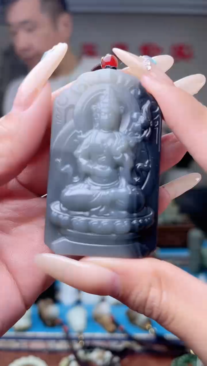 和田玉未镶嵌挂件1
