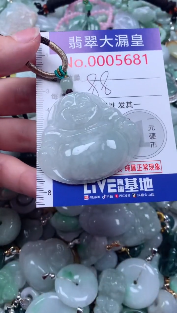 翡翠未镶嵌吊坠(不含链)5681