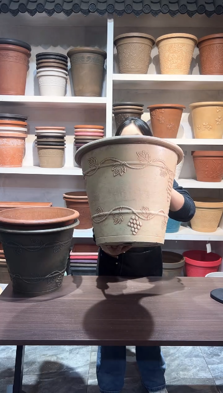 40*33/MK40A米黄色葡萄藤浮雕外贸尾单