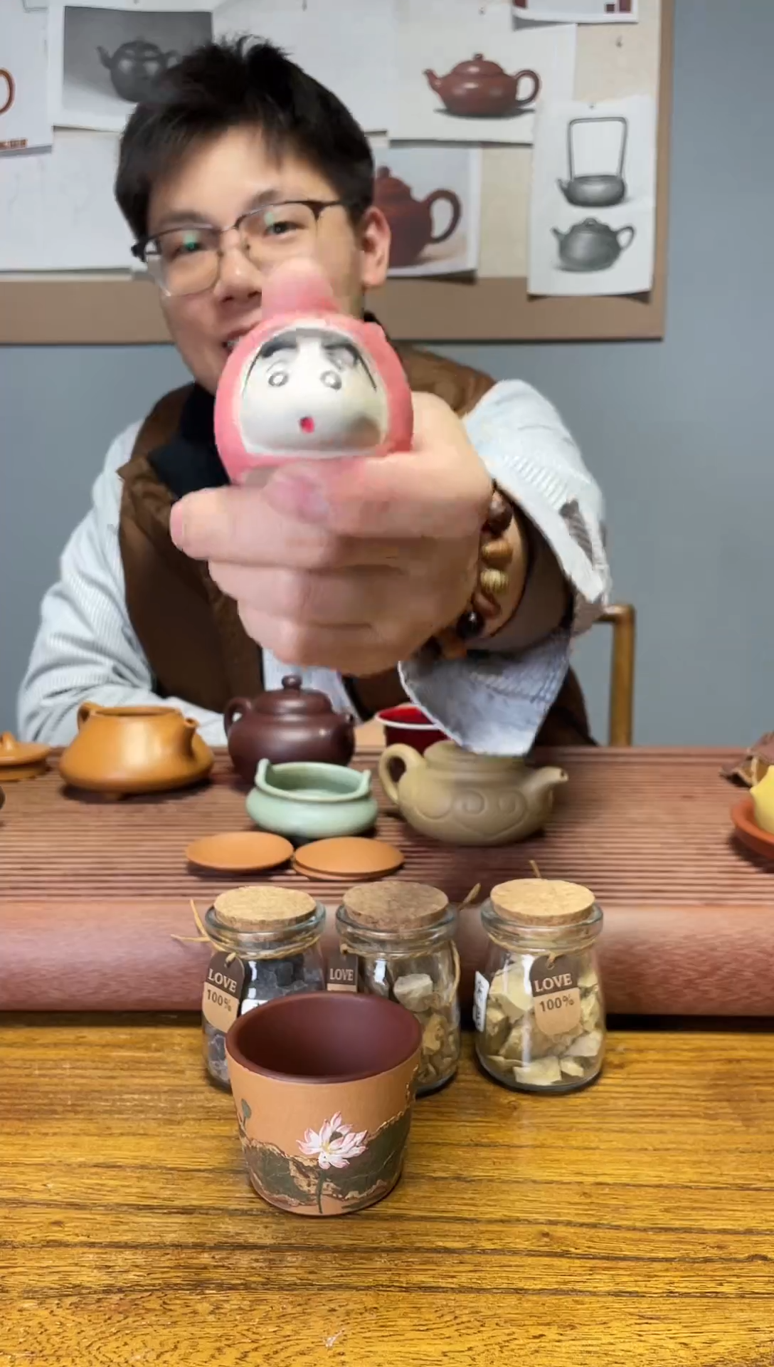 紫砂茶宠蜡笔小新