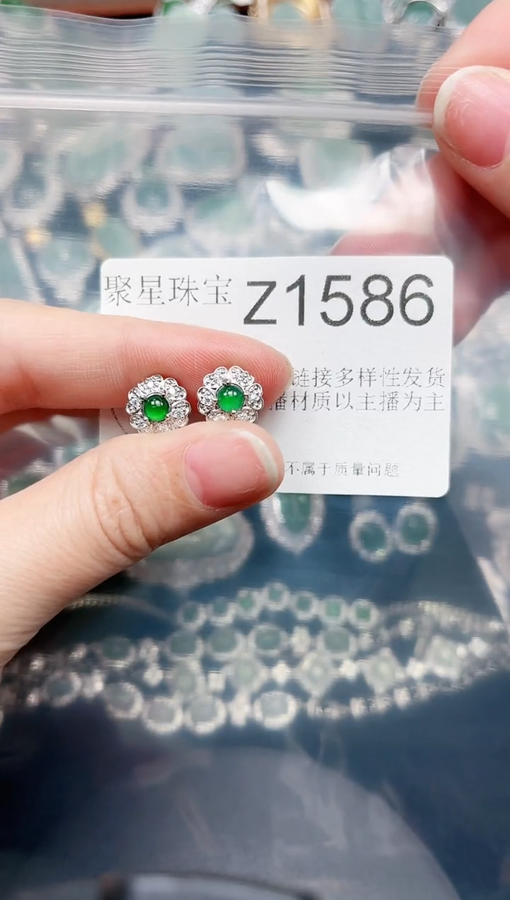 【闪购商品】翡翠颈饰未镶嵌1586赠皮绳