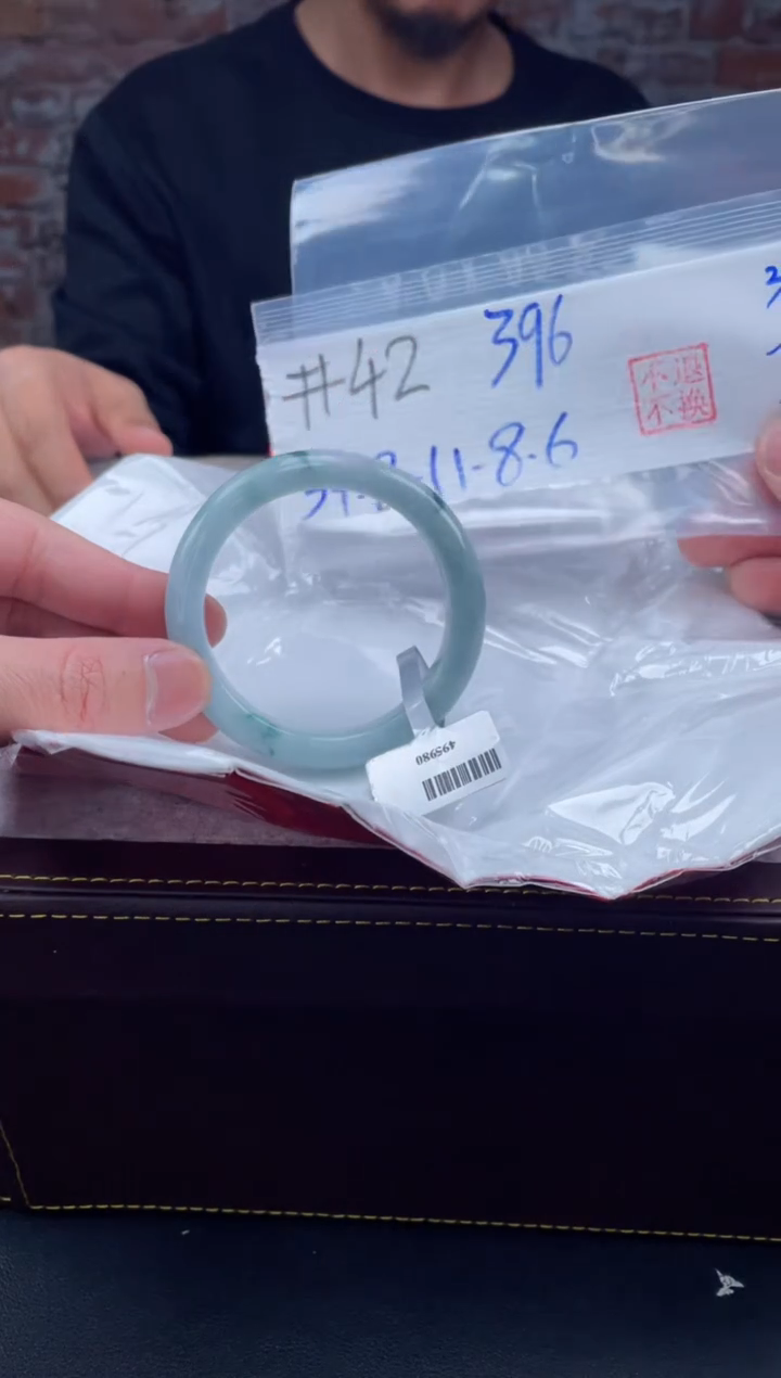 【闪购商品】定制翡翠未镶嵌毛货手镯需精细抛光/手镯42