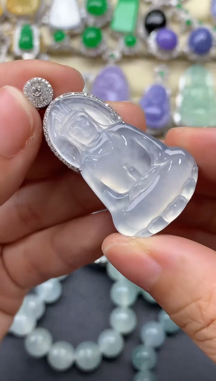 【闪购商品】翡翠颈饰18K金镶嵌576-中国好珍宝