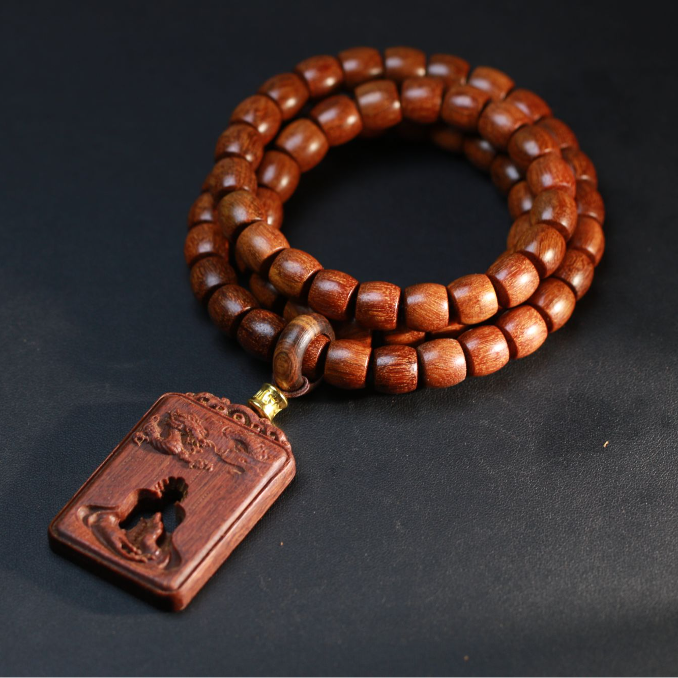 【曹总文玩】文玩沉香木串吊坠FZ334-2