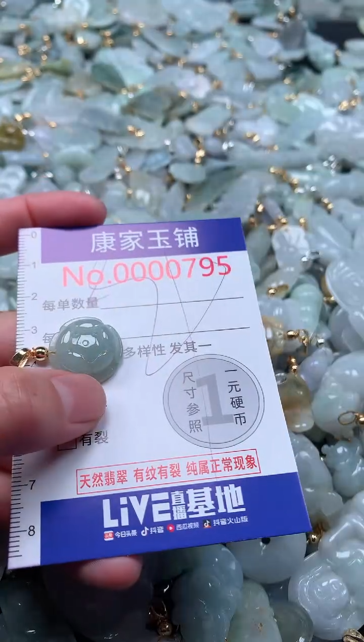 【闪购商品】翡翠吊坠(不含链)未镶嵌795