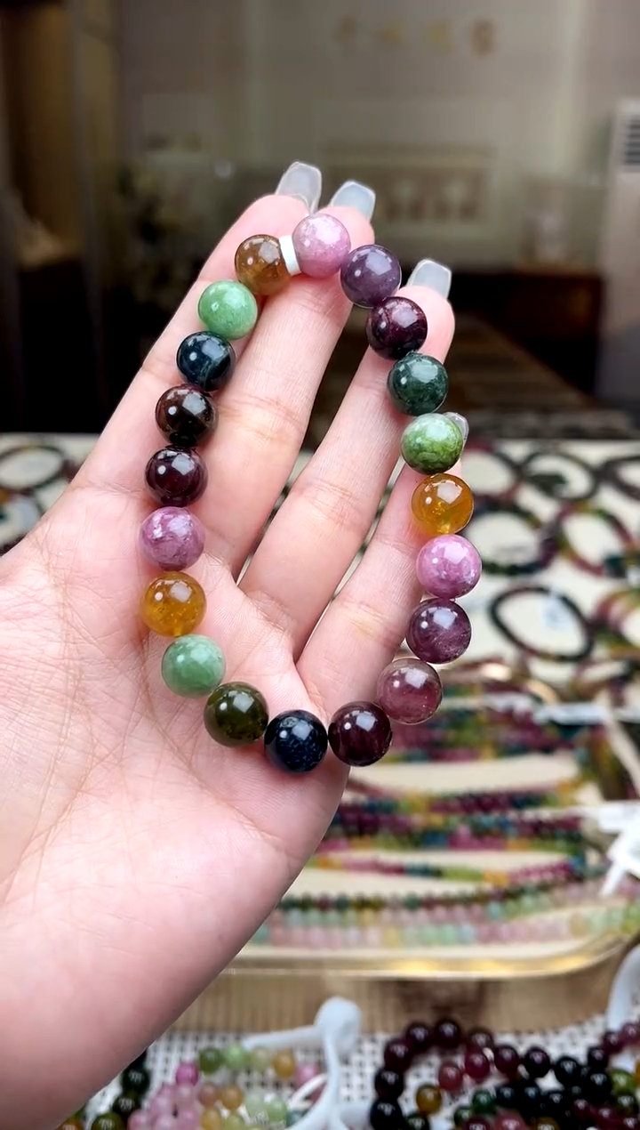 【闪购商品】碧玺/未镶嵌10mm+碧玺单圈多样性发货