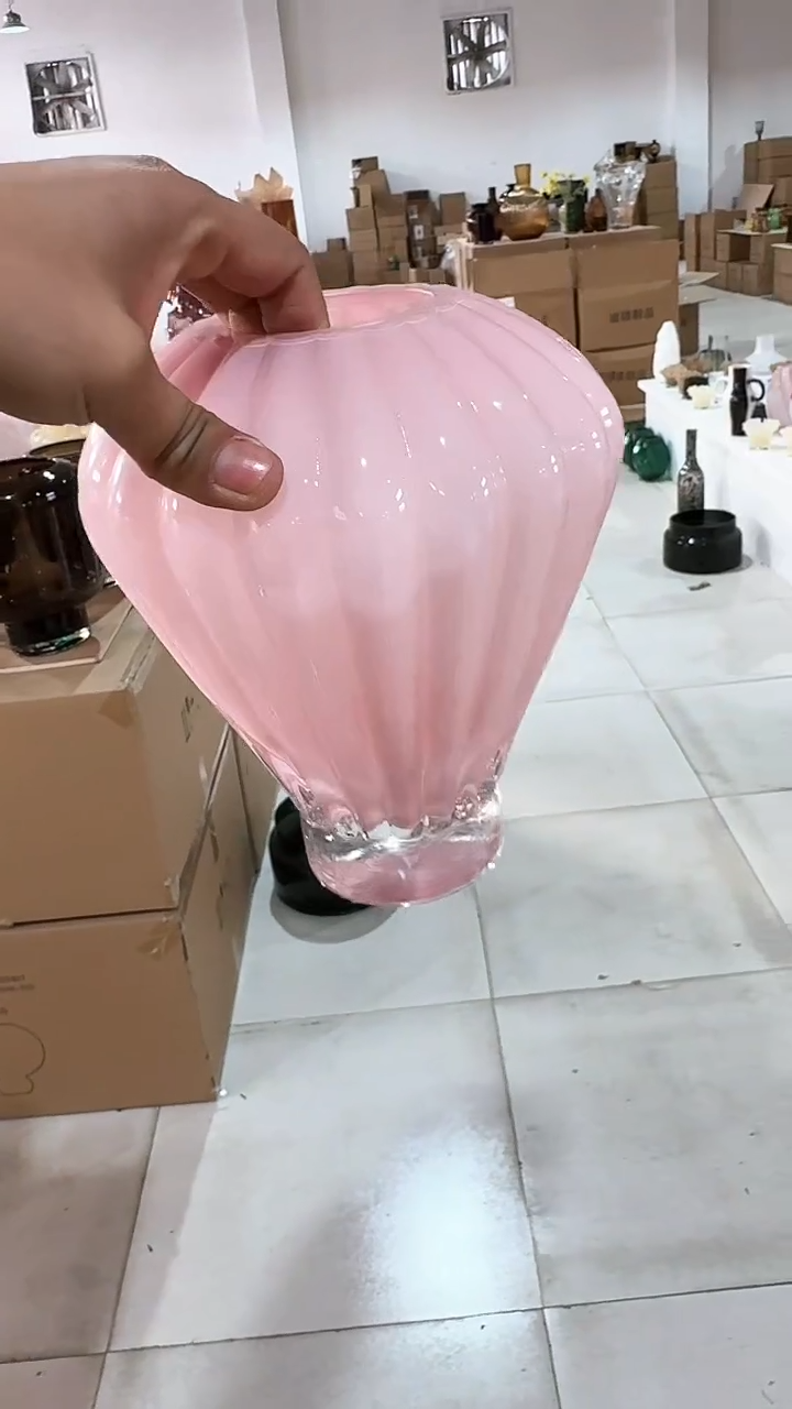 【闪购商品】玻璃粉色热气球