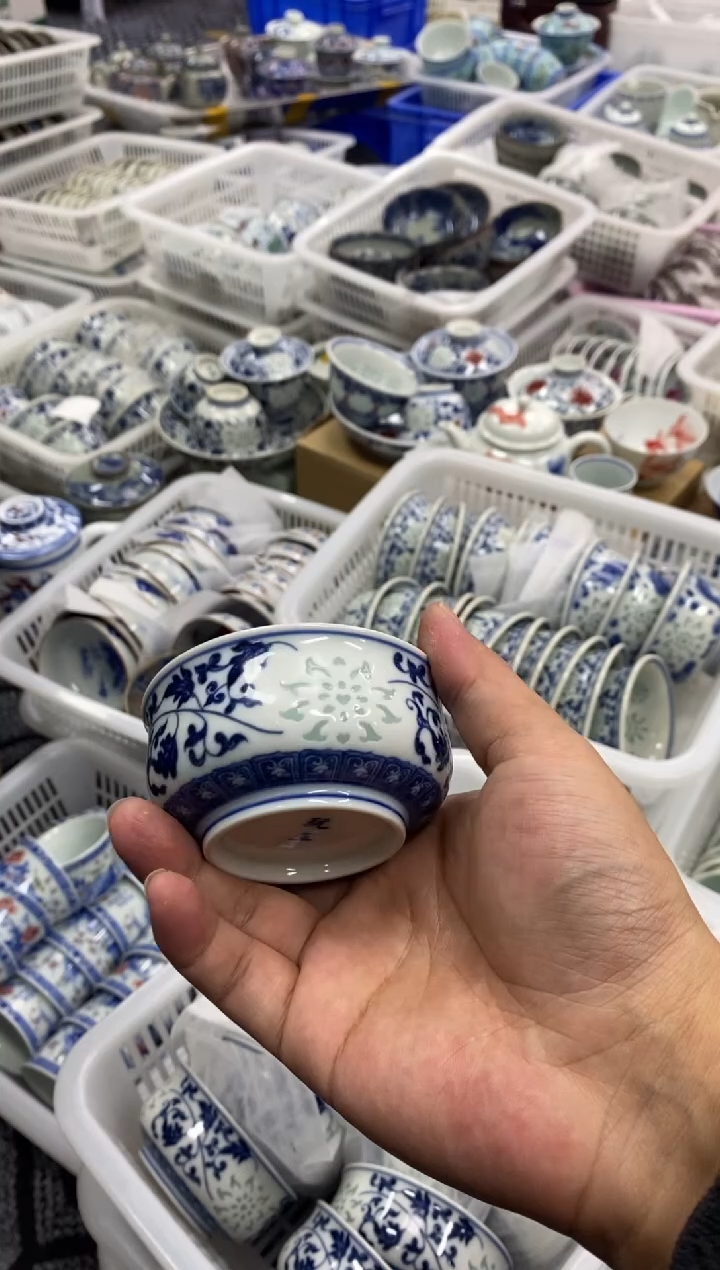 摆件陶景德陶瓷茶具容量约80